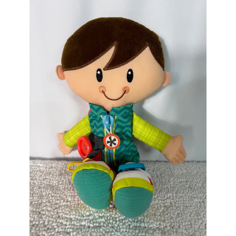 Playskool Dressy Boy Plush Toddler Sensory Learning Toy 14 Inch B1728 B1651